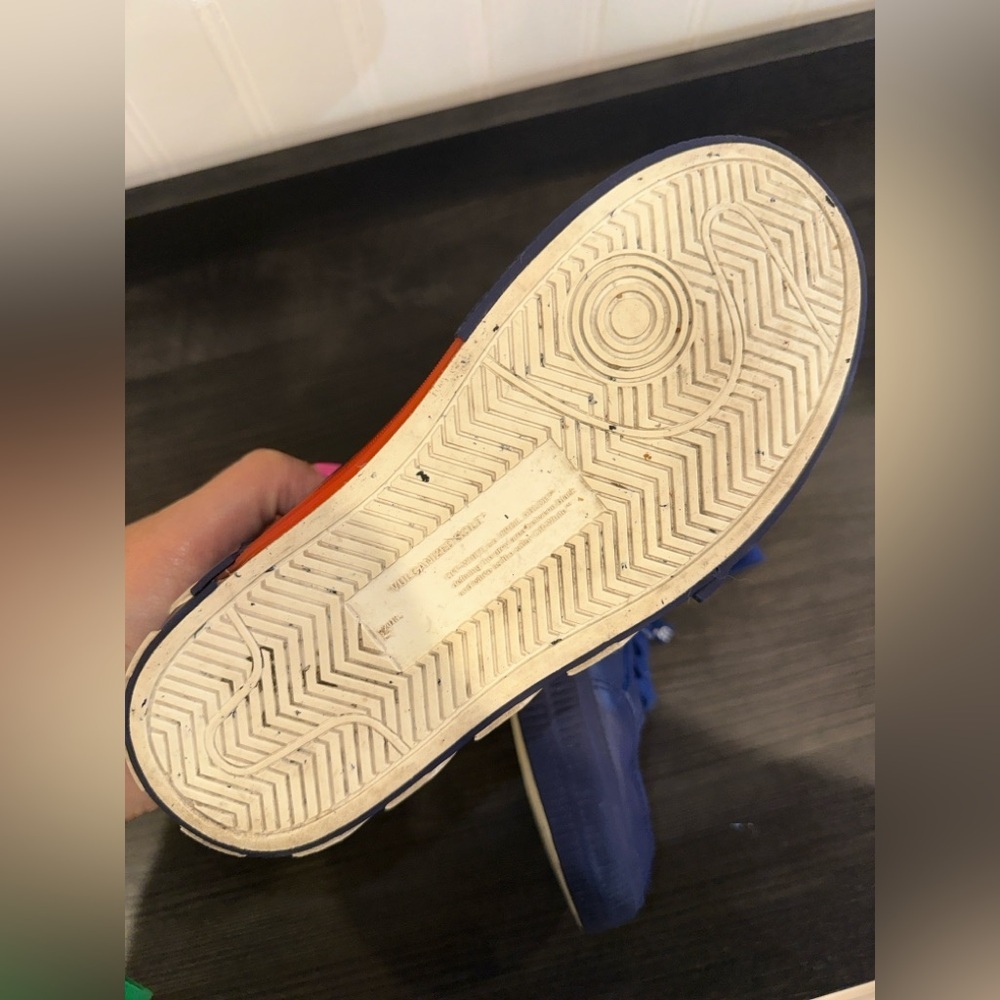 Off White Virgil Abloh Youth Kids 12.5/13 Navy Shoes - Picture 12 of 12